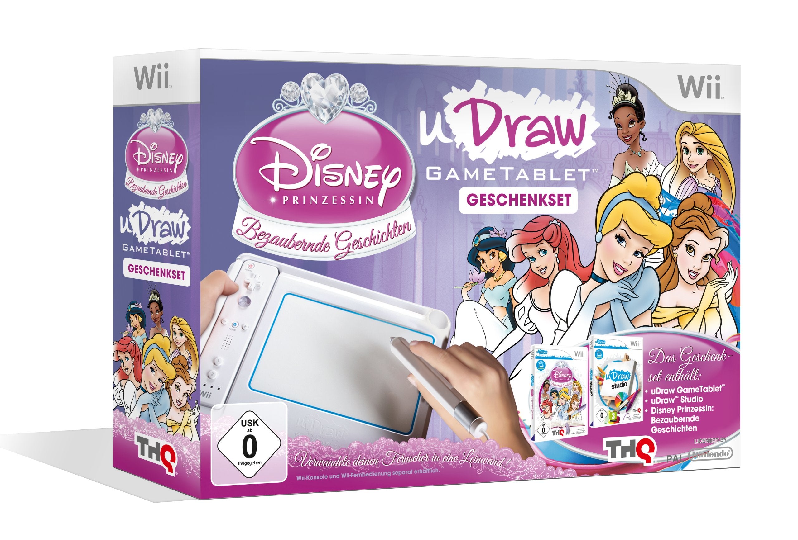 uDraw Tablet - Disney Prinzessin Bundle Wii
