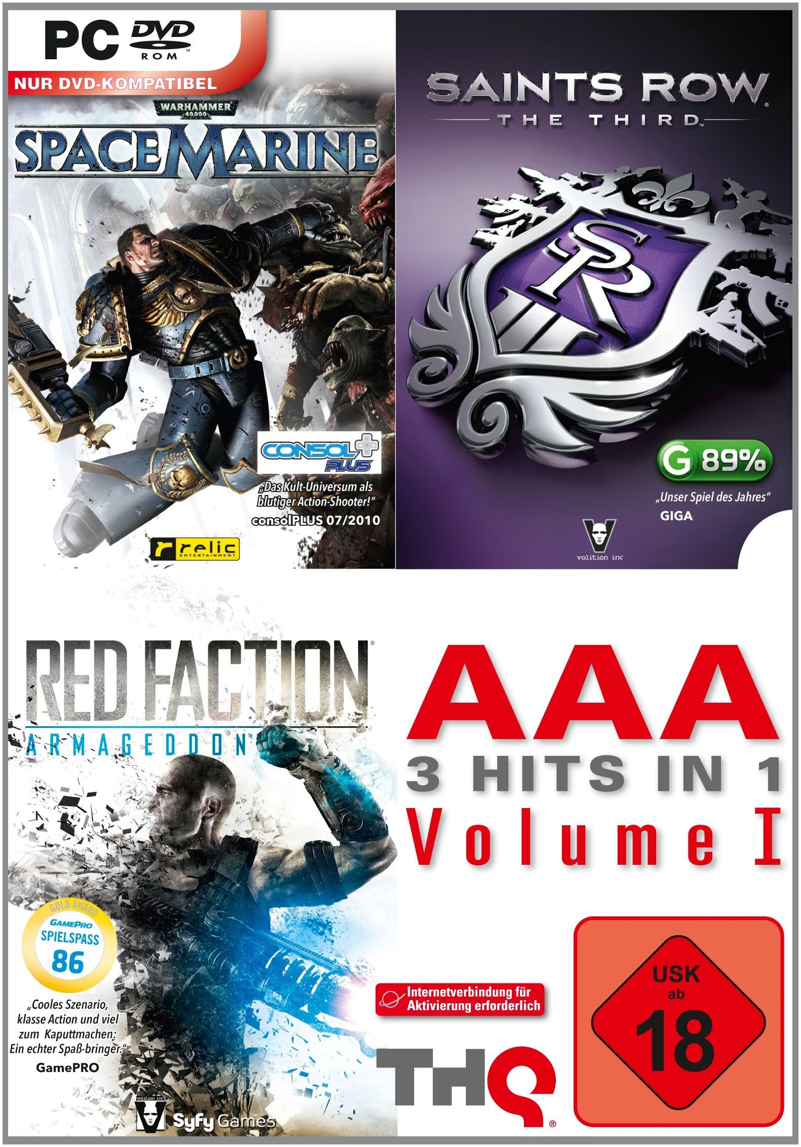 AAA, Vol.1 (Saints Row The Third / Red Faction Armageddon / Space Marine) PC