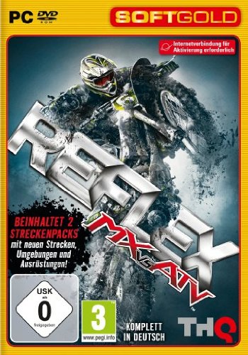 MX vs ATV Reflex, DVD-ROM: Beinhaltet 2 Streckenpacks mit neuen Strecken, Umgebungen und Ausrüstungen!. Für Windows XP, Vista, 7 PC