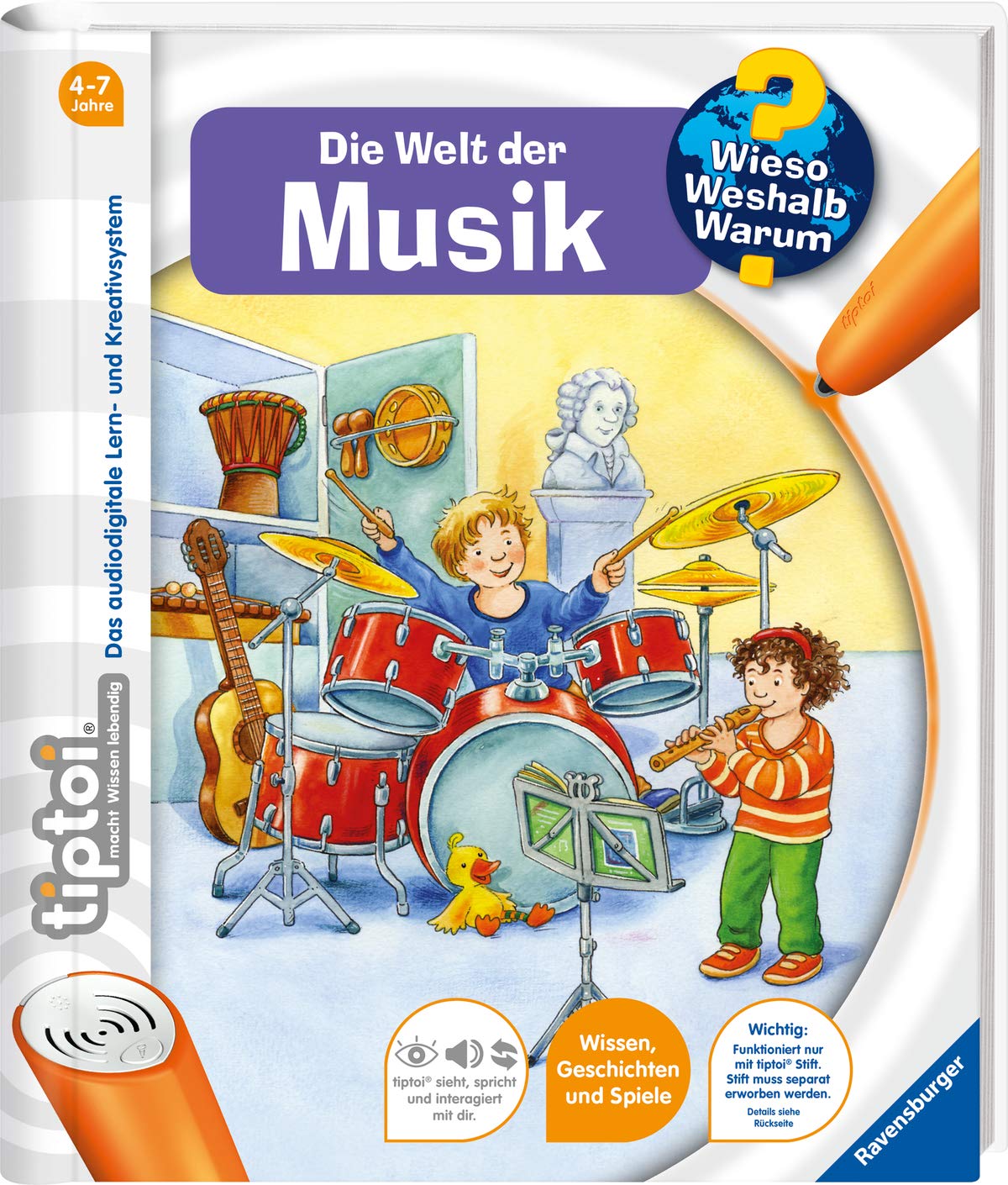 tiptoi® Wieso? Weshalb? Warum? Die Welt der Musik Non-fiction