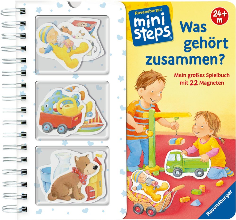 RAVENSBURGER 04094 - Mini Steps - Was gehört zusammen? Mit 22 Magneten Books