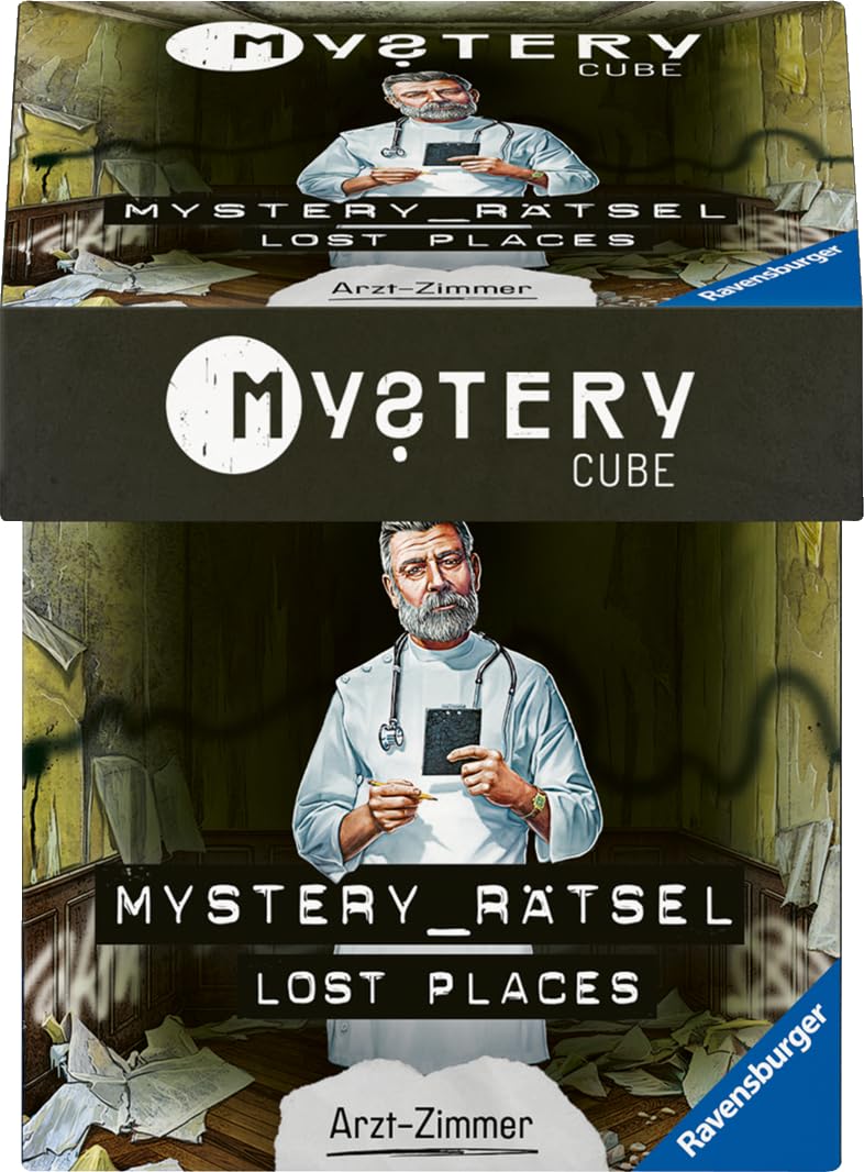 Ravensburger 23694 - Mystery Cube - Lost Places: Das Arztzimmer- Für Rätsel-Begeisterte ab 10 Jahren Board Games