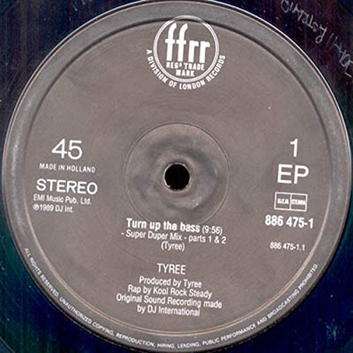Turn up the bass (5 versions, plus 'T.j.g.p.') Music