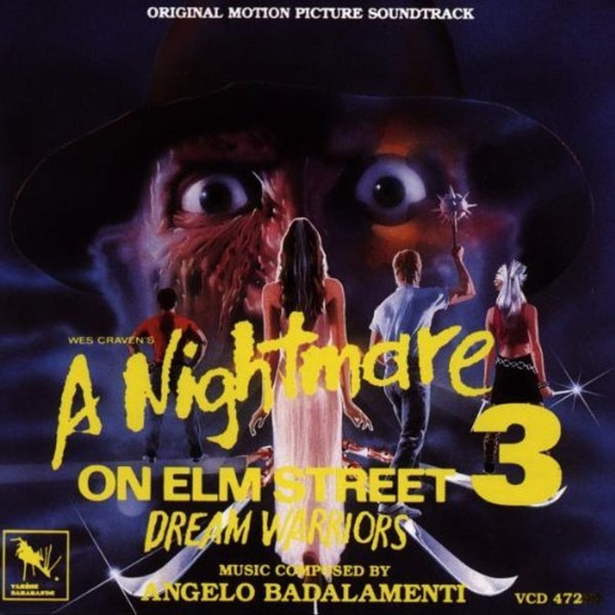 Nightmare on Elm Street 3: The Dream Warriors (Bande Originale du Film) cd