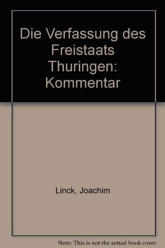 Die Verfassung des Freistaats Thüringen Law