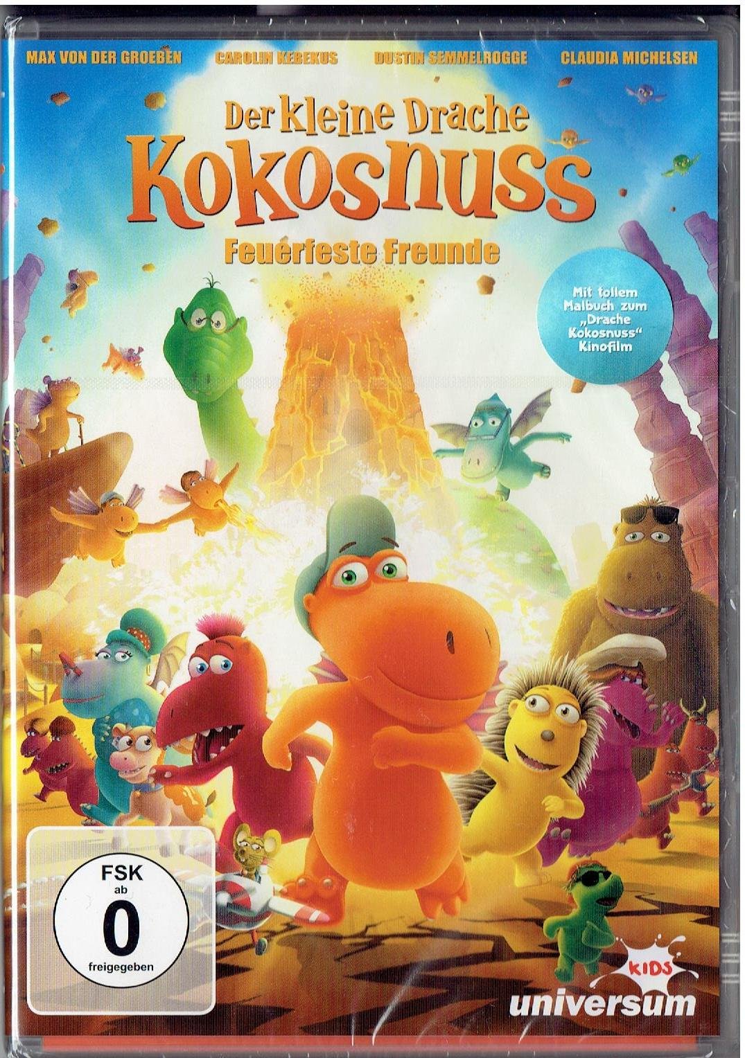 Der kleine Drache Kokosnuss - Feuerfeste Freunde (DVD) gebr.-gut Films