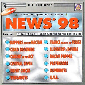 Product Image: Tophits aus den Charts 98 (CD Compilation, 18 Titel)