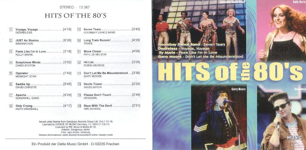 Desireless, Imagination, Midnight Star, Sugarhill Gang, Phyllis Nelson, Gary Moore.. Music