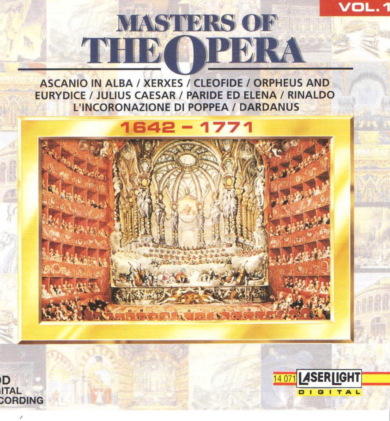 Masters of the Opera 1642-1771 Classical