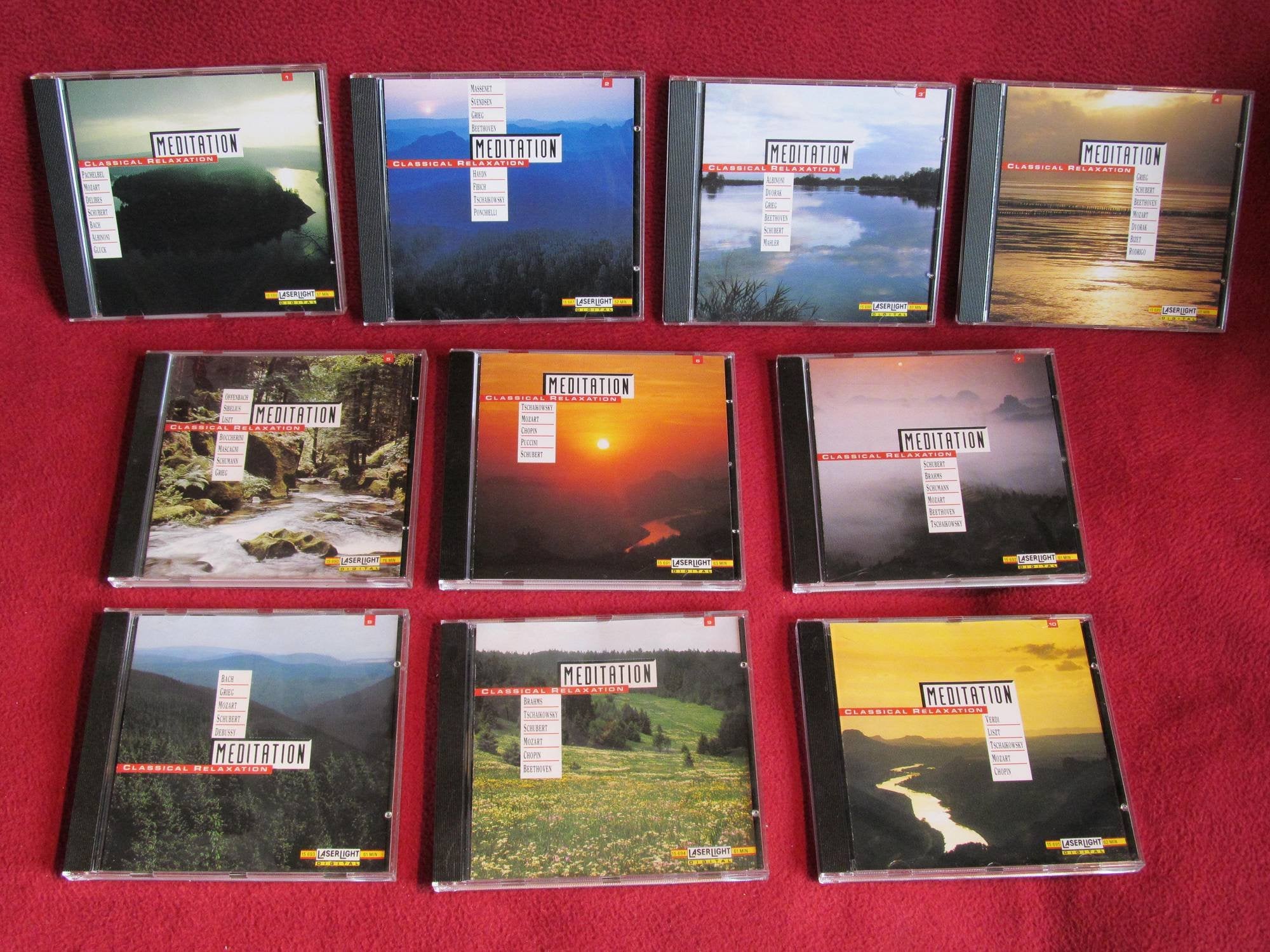 Meditation - Entspannen mit klassischer Musik, 10 CD-Set Music