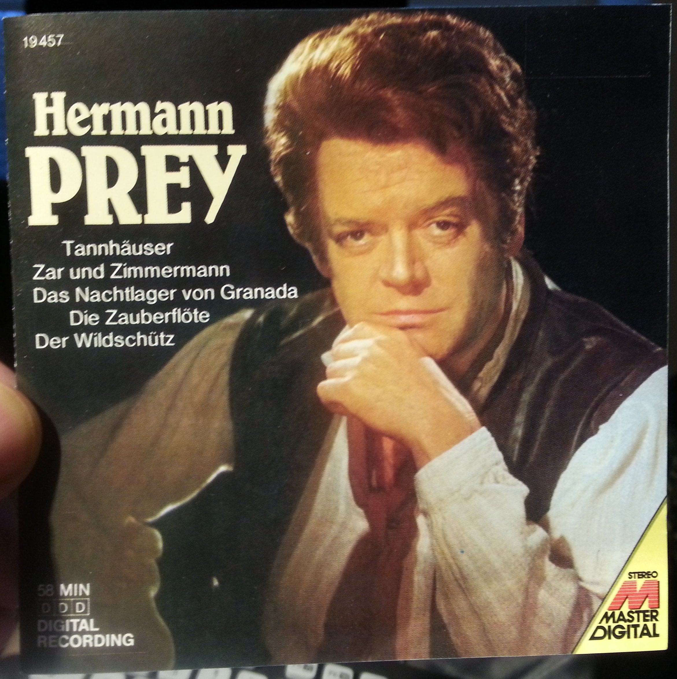Hermann Prey,Tannhauser,Zar u.Zimmermann u.a Music