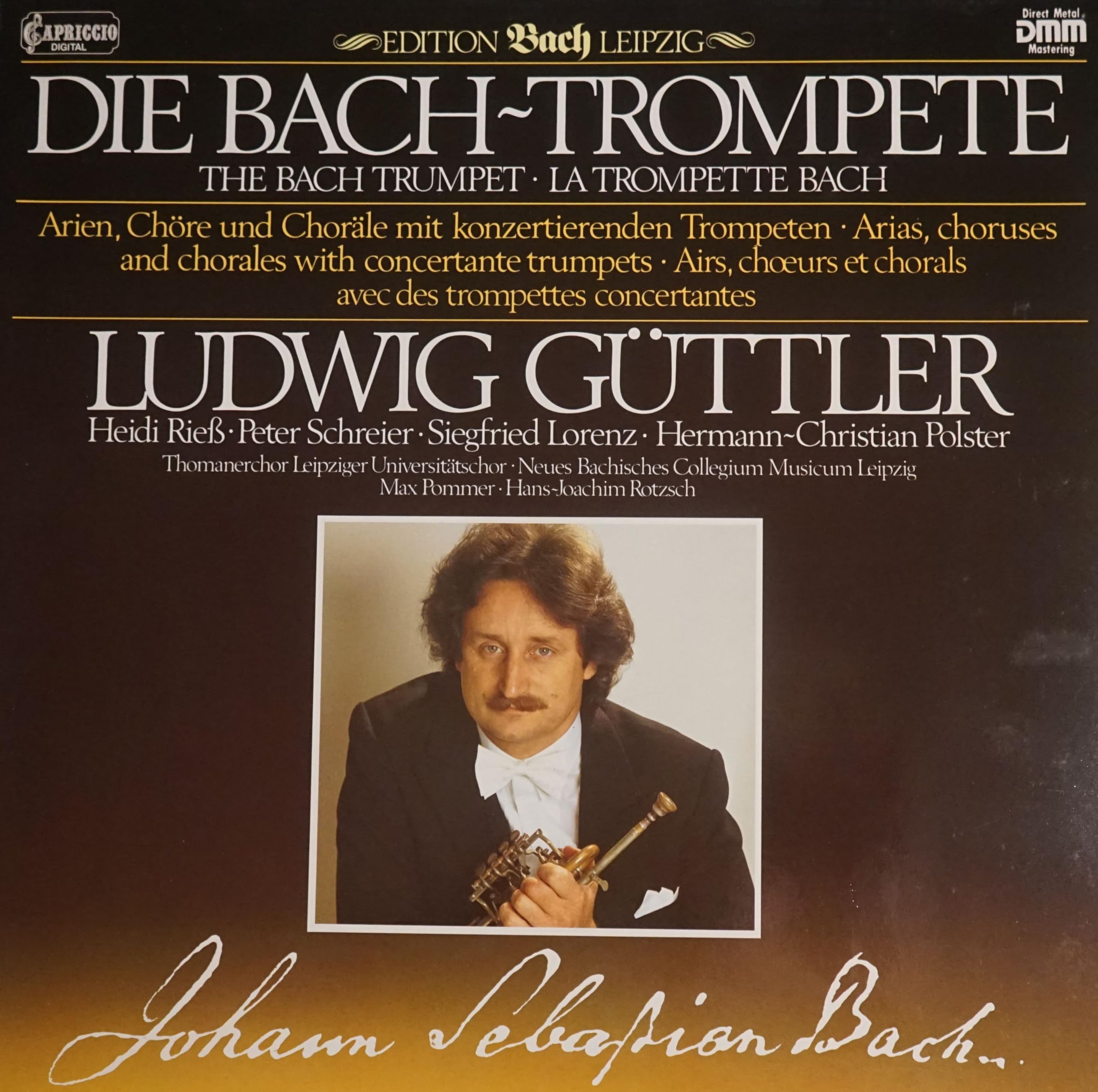 Edition Bach Leipzig: Die Bach-Trompete (Arien, Chöre und Choräle mit konzertierenden Trompeten) Music