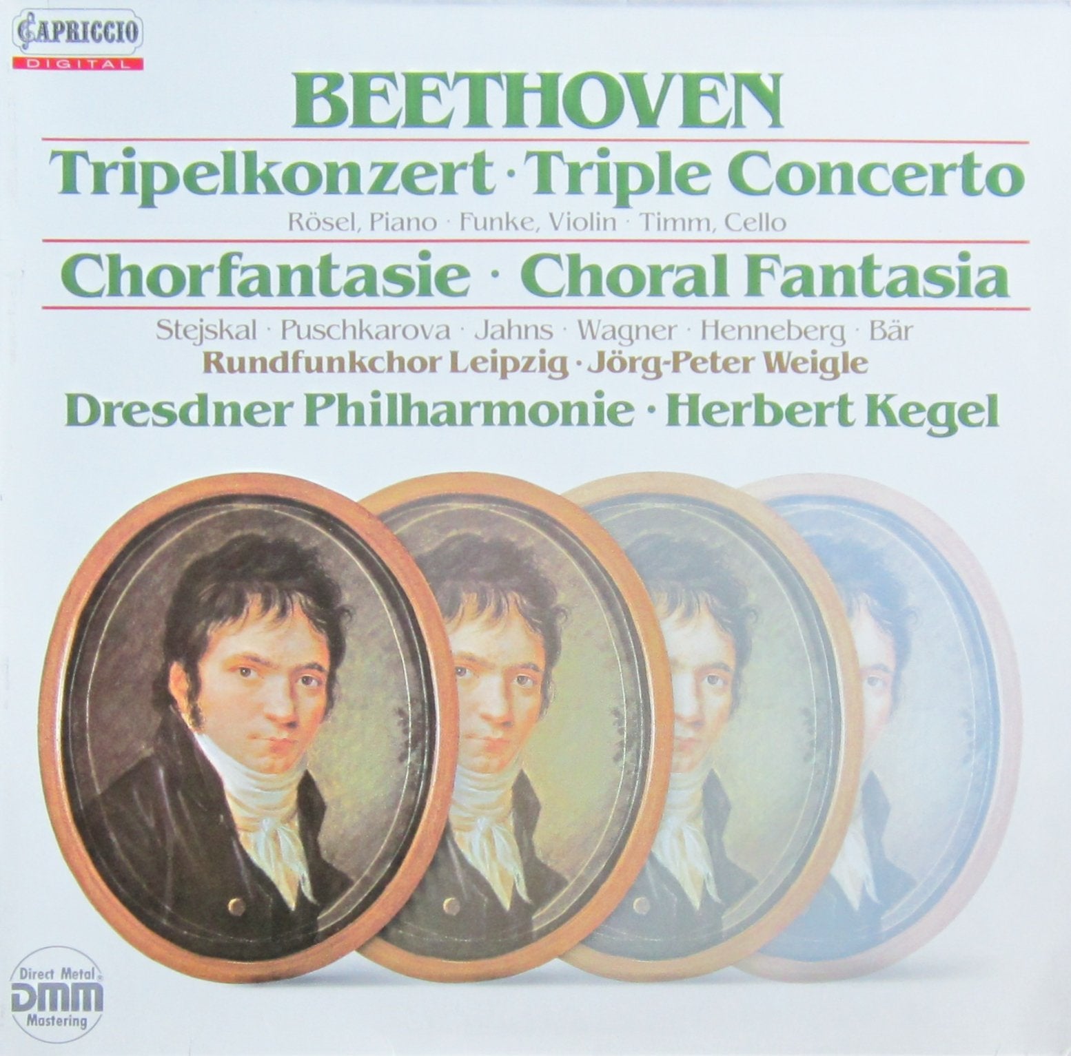 Beethoven: Tripelkonzert/Triple Concerto & Chorfantasie/Choral Fantasia Music