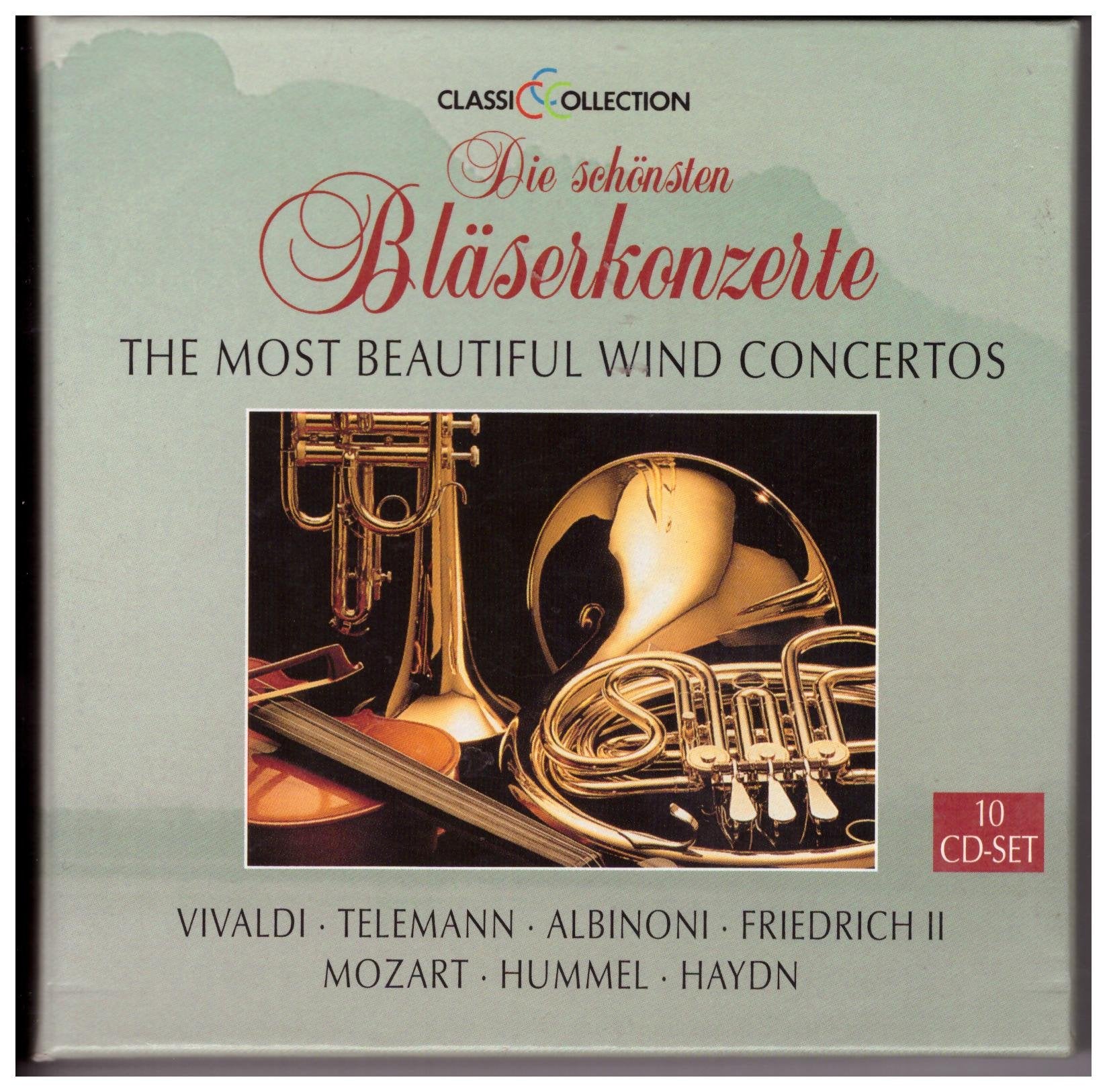 Die schönsten Bläserkonzerte / The most beautiful Wind Concertos Music
