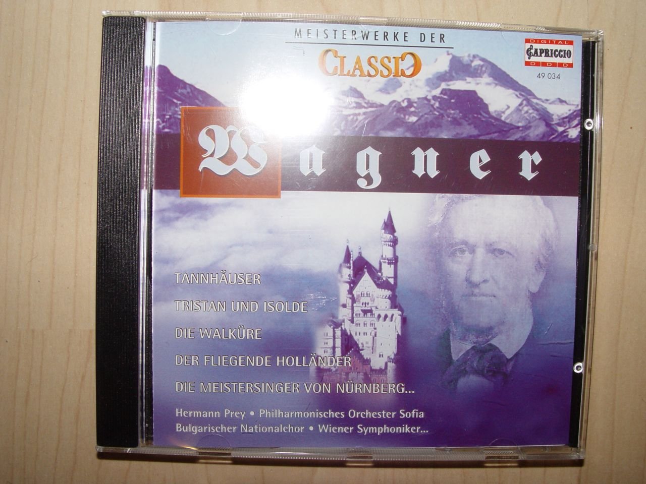 Meisterwerke der Classic: Richard Wagner; Tannhäuser, Tristan und Isolde; Die Walküre; Der Fliegende Holländer; Die Meistersinger von Nürnberg Music