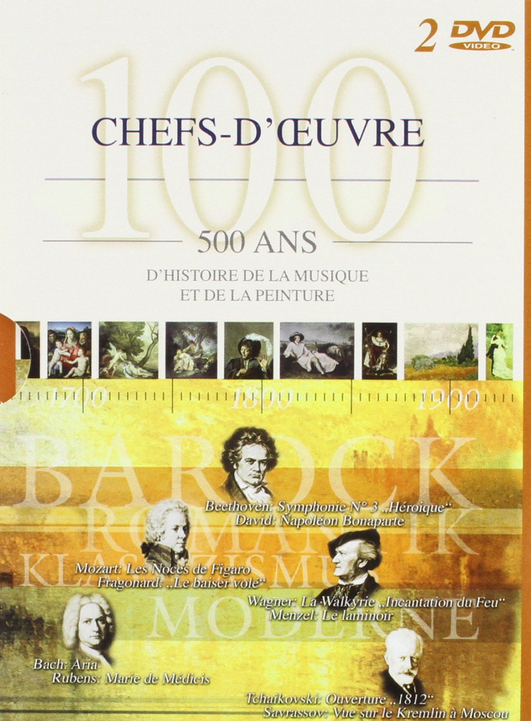 500 Ans d'histoire de la Musique et de la Peinture dvd