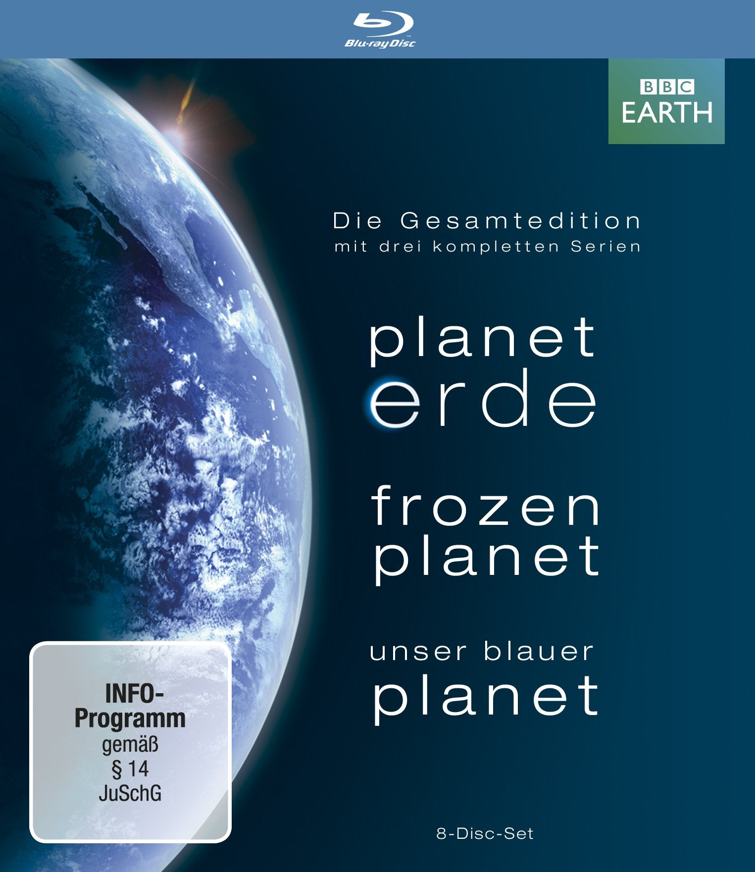 Planet Erde / Frozen Planet / Unser Blauer Planet - Gesamtedition mit Lentikularkarte & Lesezeichen (exklusiv bei Amazon.de) Films