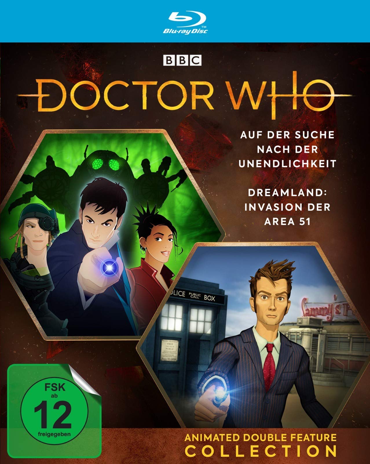Doctor Who - Animated Double Feature Collection: Dreamland / Auf der Suche nach der Unendlichkeit Box sets