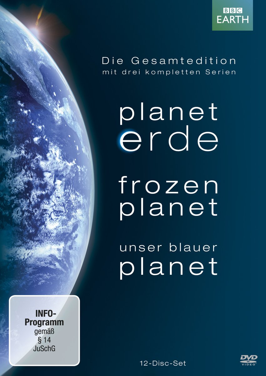 Planet Erde & Frozen Planet & Unser Blauer Planet Films