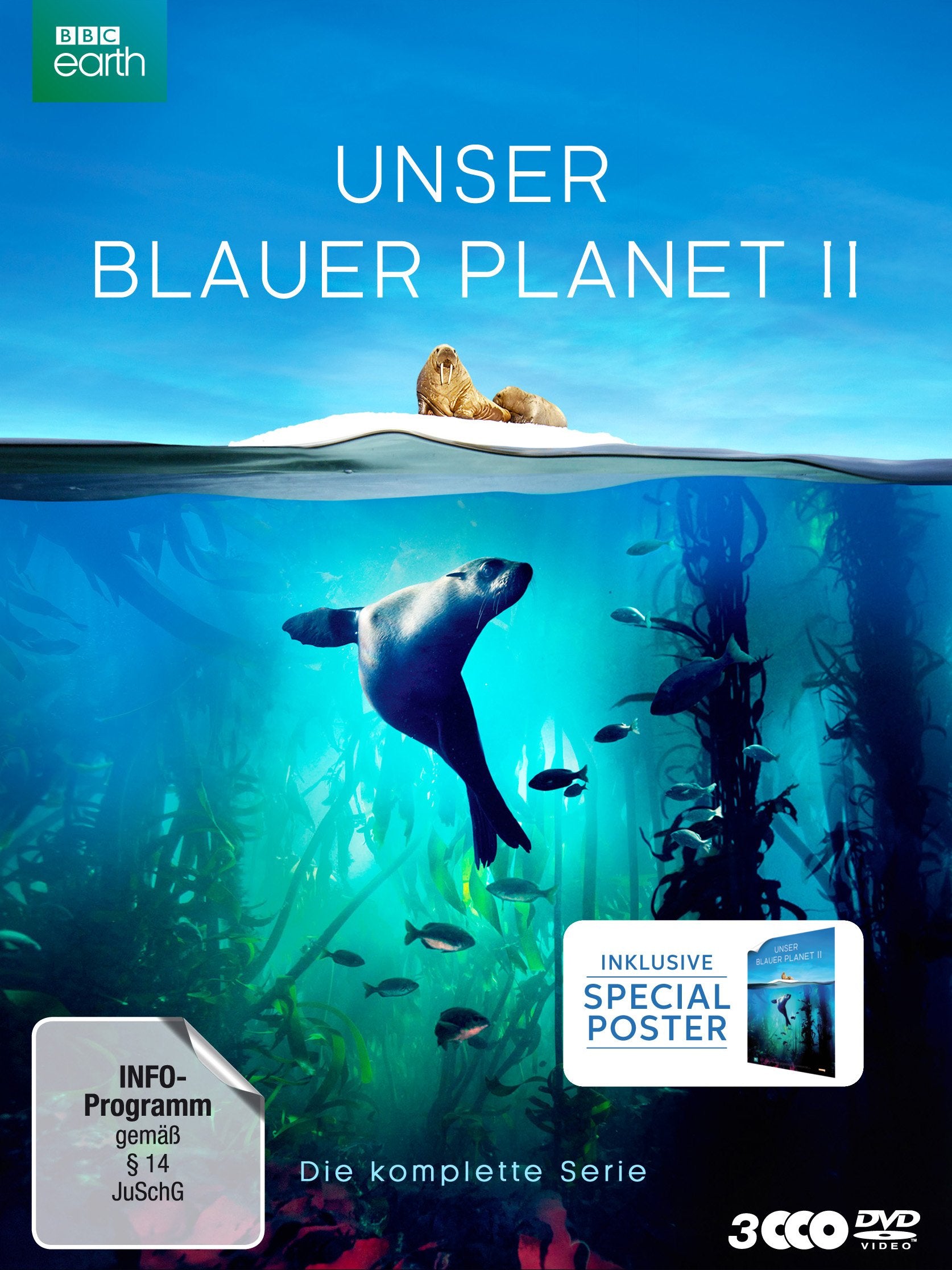 UNSER BLAUER PLANET II - Die komplette ungeschnittene Serie zur ARD-Reihe "Der blaue Planet" [Limited Collector's Edition- Version mit Poster) (exklusiv bei Amazon.de) Box sets