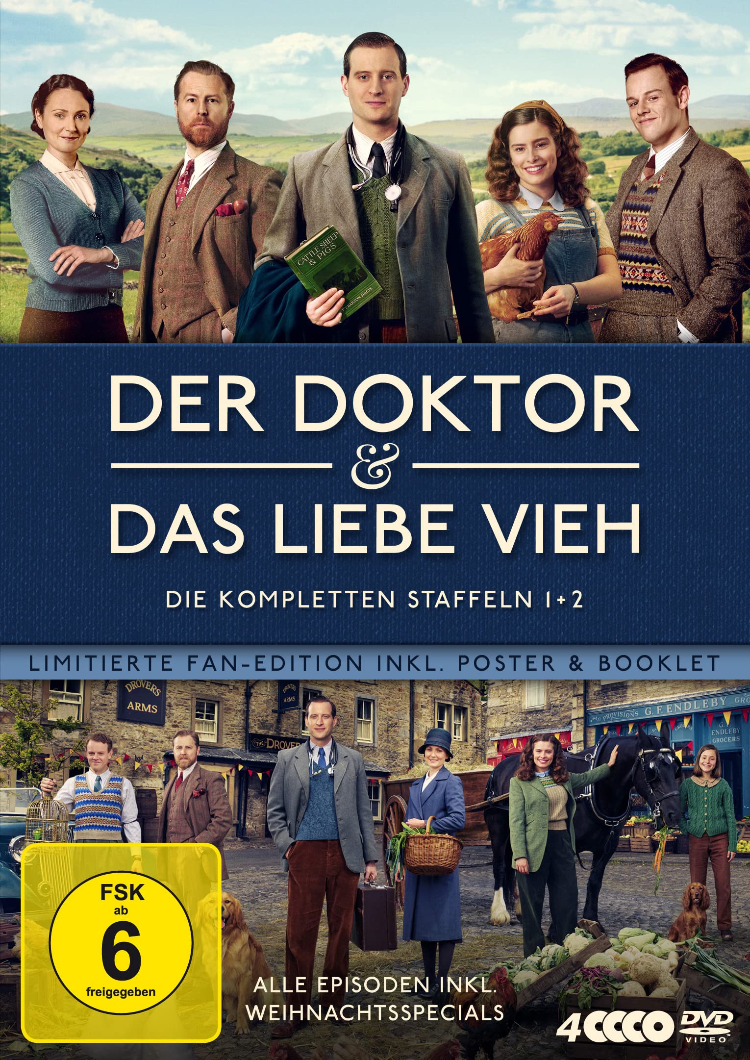 Der Doktor und das liebe Vieh - Die kompletten Staffeln 1+2. Fanedition inkl. Booklet & Poster LTD. Box sets