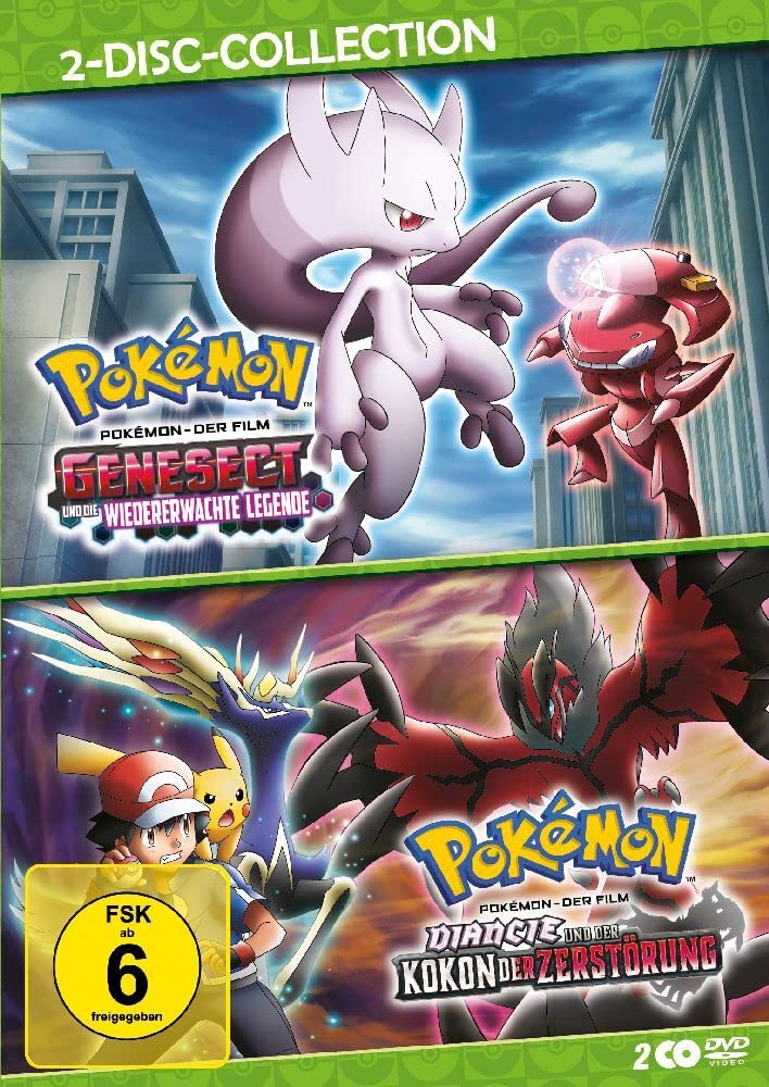 Pokémon: Genesect und die wiedererwachte Legende & Diancie und der Kokon der Zerstörung Box sets