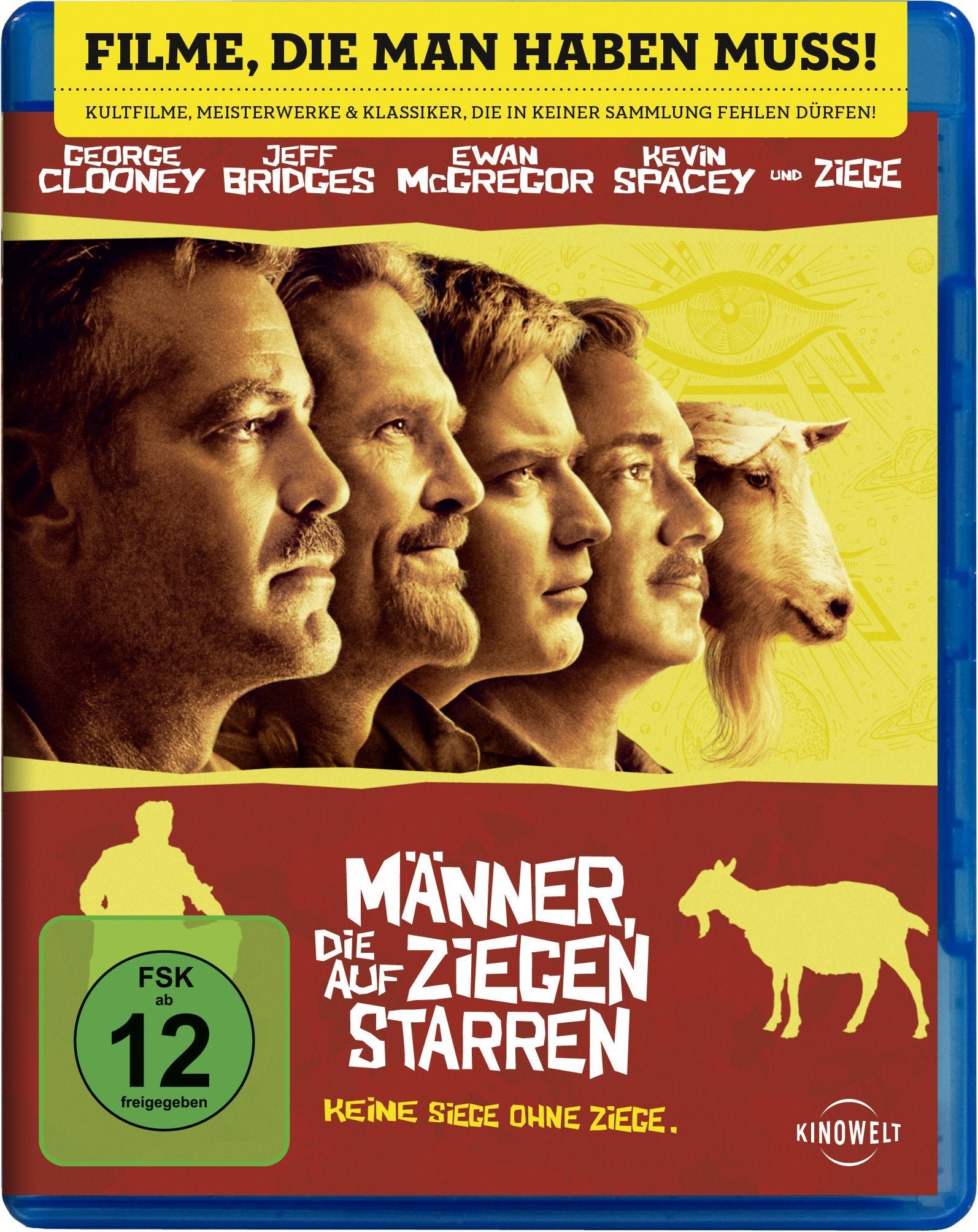 Männer die auf Ziegen starren Films