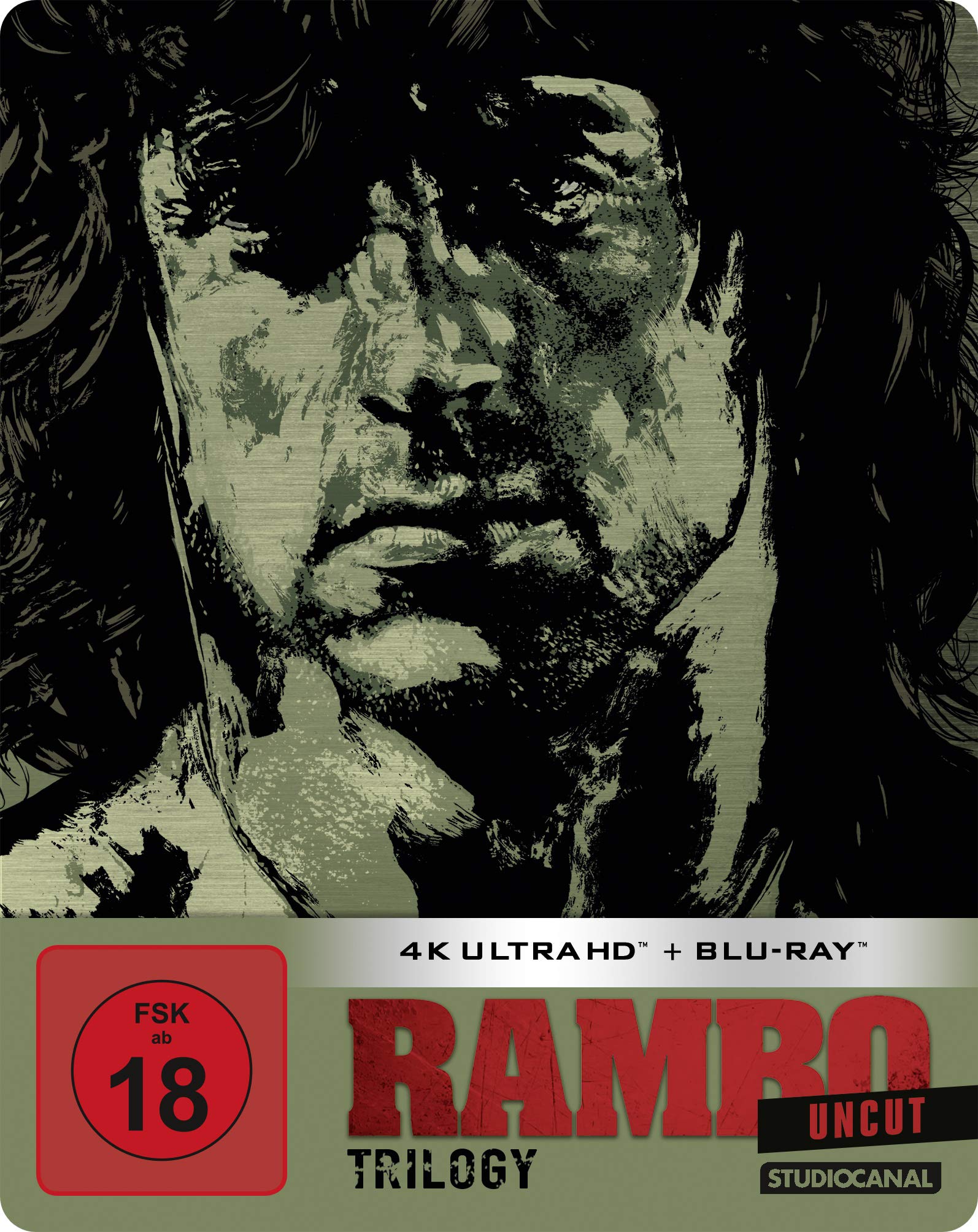 Rambo Trilogy / Uncut / Limited SteelBook Edition (4K Ultra HD) (3 BR4K) (+ 3 BRs) Movies