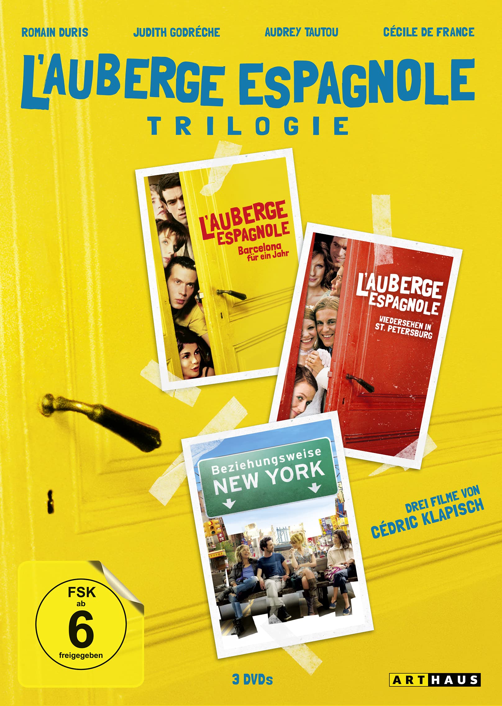 L’Auberge Trilogie: Barcelona für ein Jahr / Wiedersehen in St. Petersburg / Beziehungsweise New York Movies