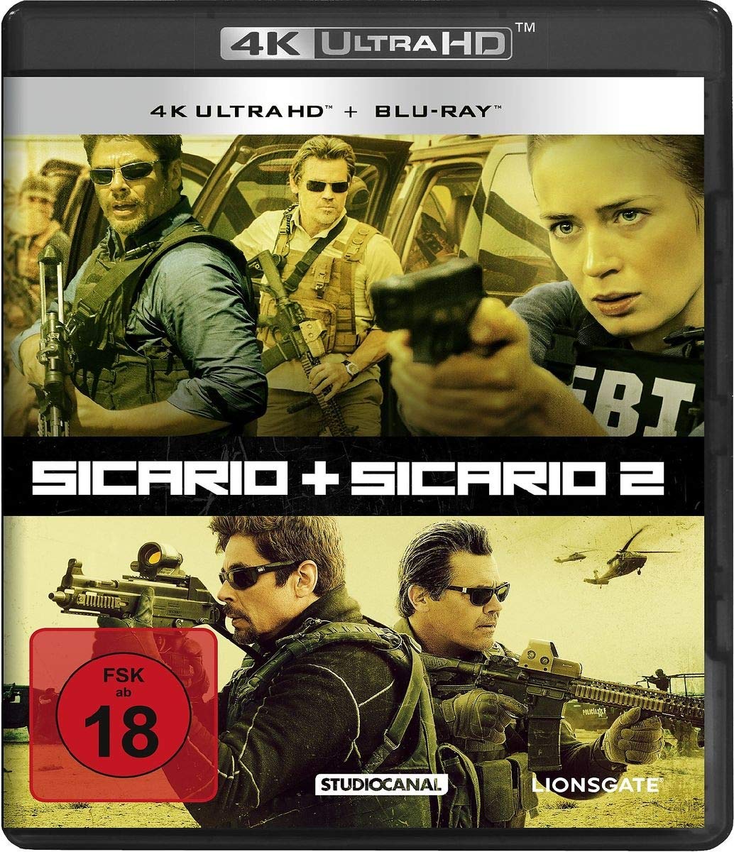 Sicario 1 & 2 (2 4K Ultra-HD) (+ 2 Blu-ray's) Films