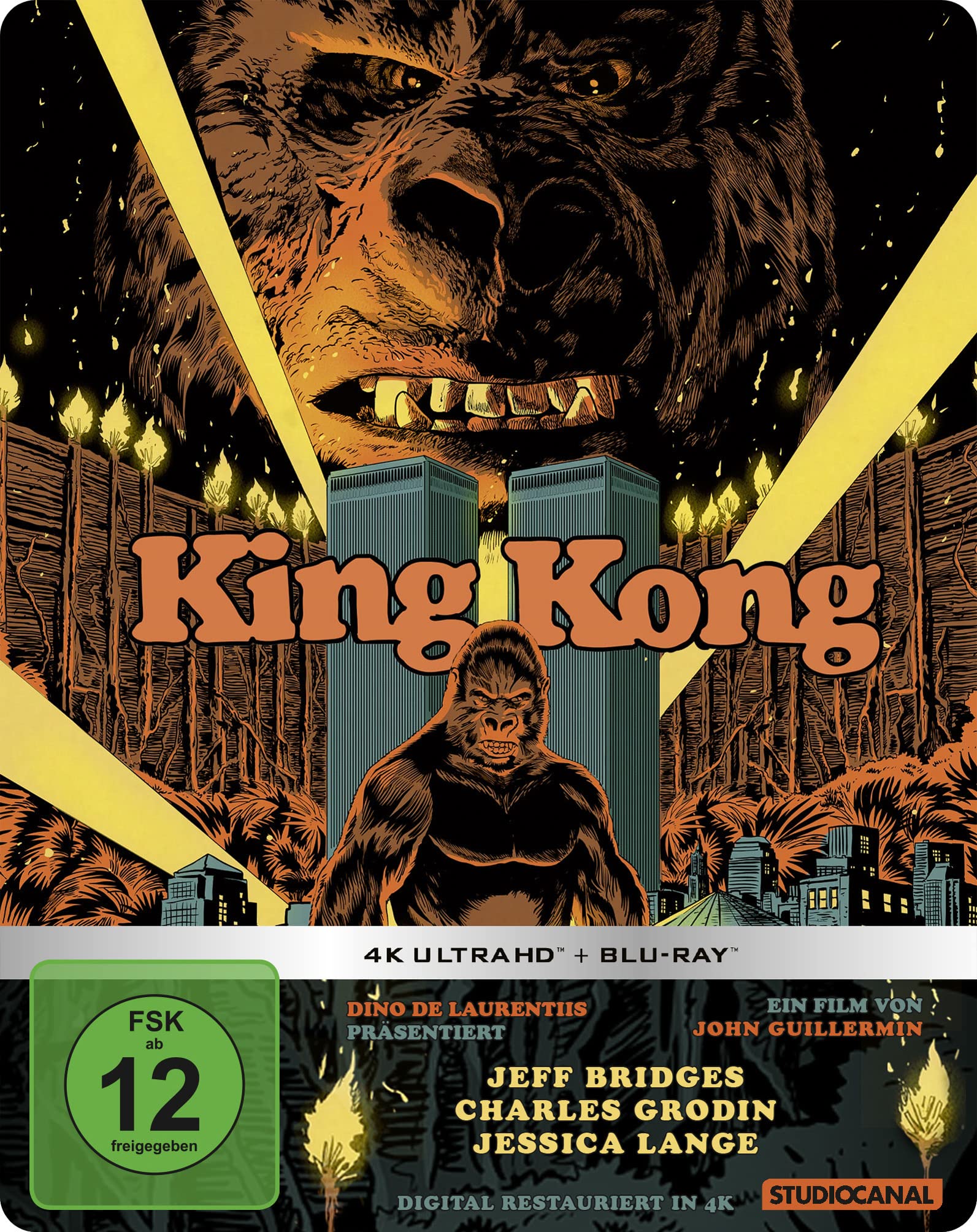 King Kong - Limited Steelbook Edition (4K Ultra HD) (+ Blu-ray) Films