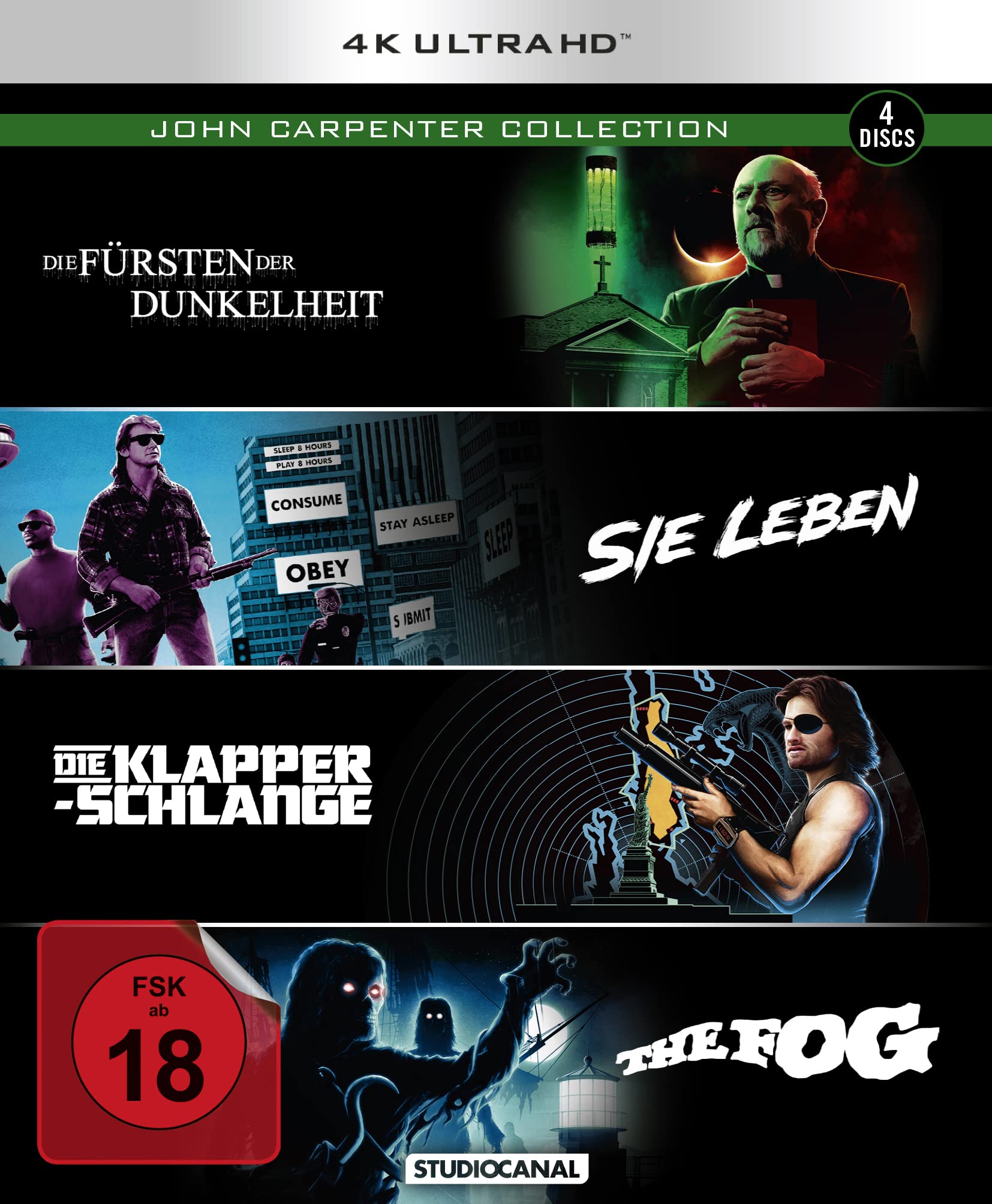 Product Image: John Carpenter Collection (4 4K Ultra HDs)