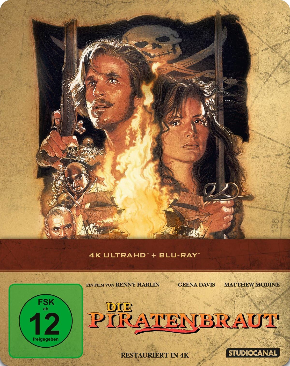 Die Piratenbraut - 4k UHD Exklusiv Limitierte geprägte Steelbook Edition + Blu-ray Movies