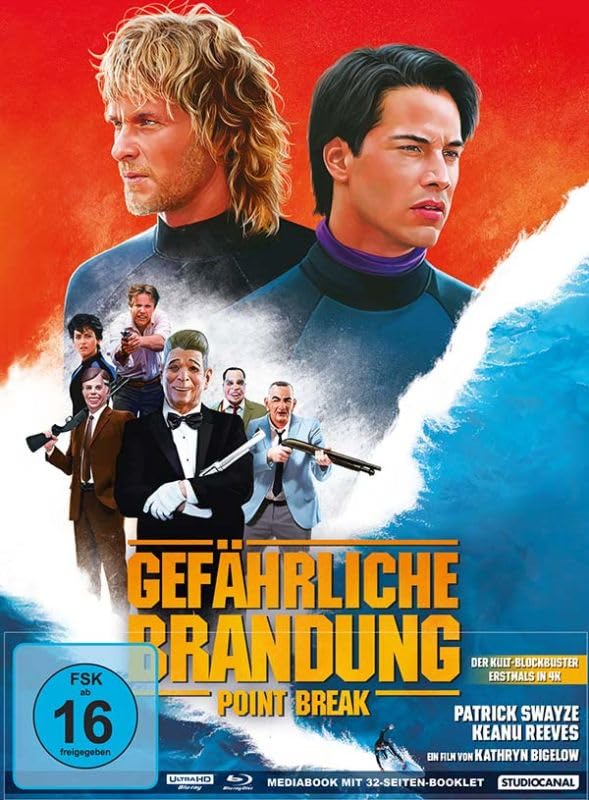 Gefährliche Brandung - Point Break - Limited Mediabook Uncut Edition Cover A (4K UHD + Blu-ray) Films