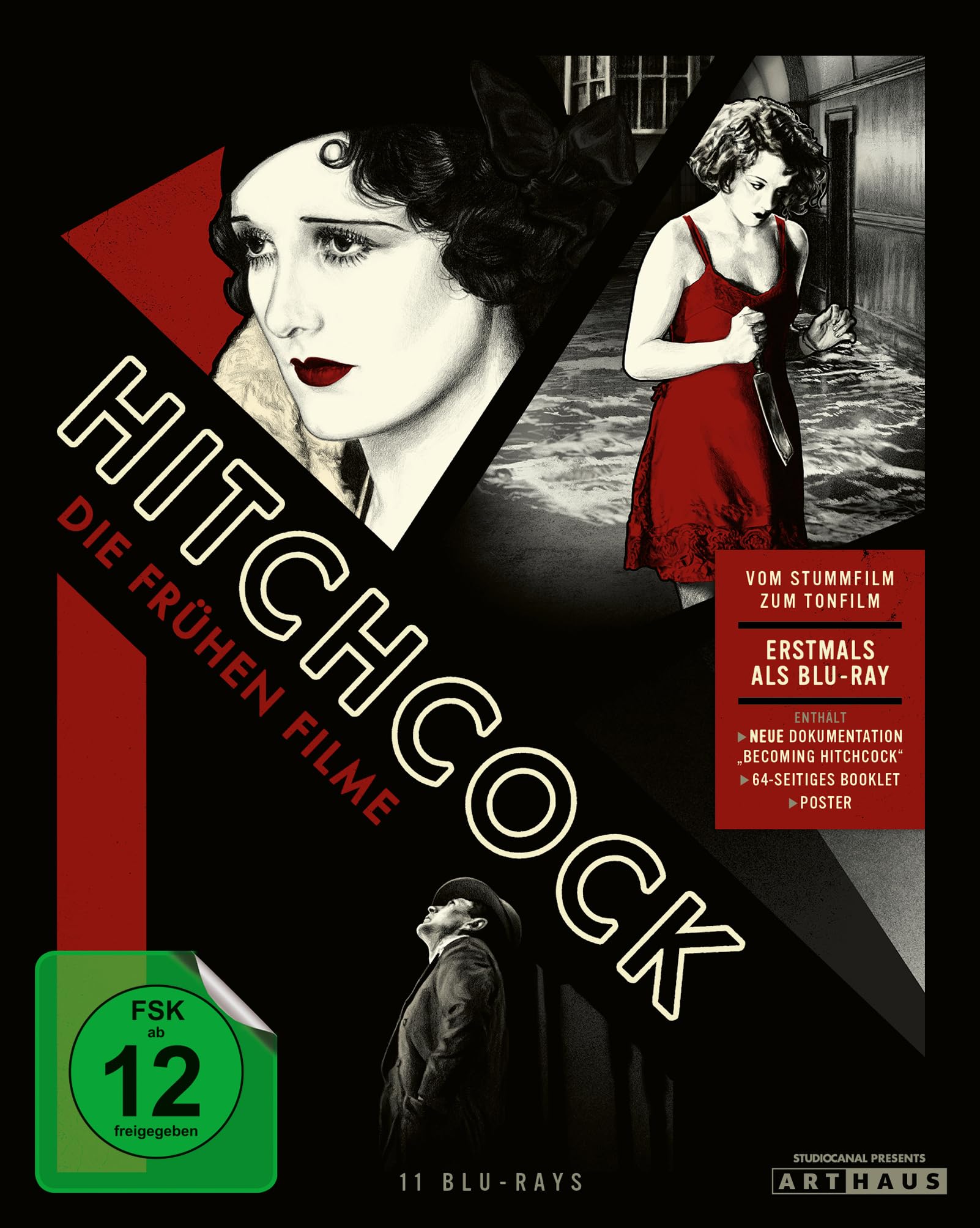 Alfred Hitchcock - Die frühen Filme (11 Blu-rays) Films