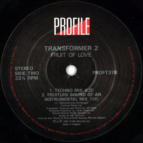 Fruit of love (Techno Vocal/Instr., 1992, with Asli) Music