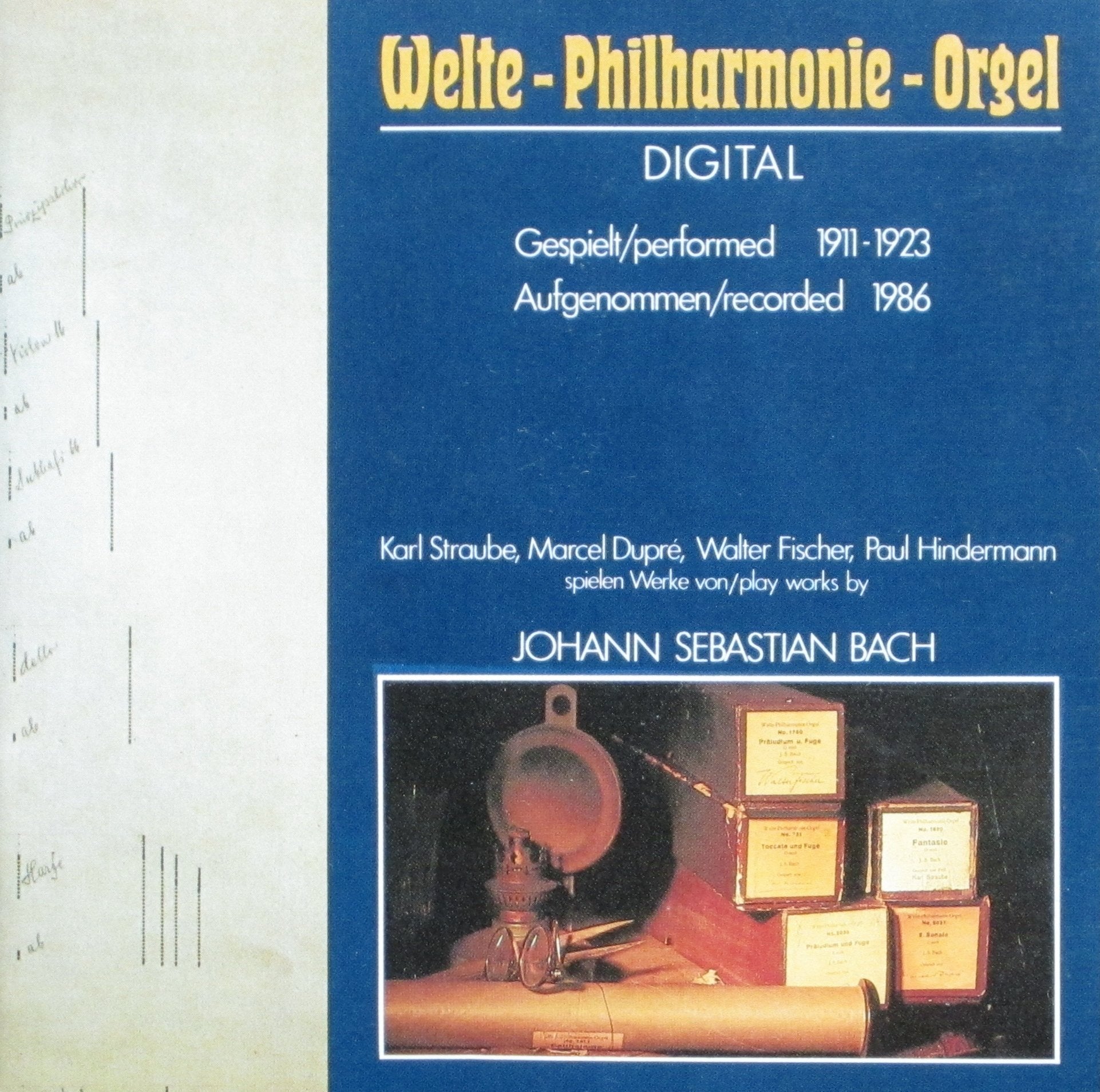 Bach: Welte-Philharmonie-Orgel Digital Music
