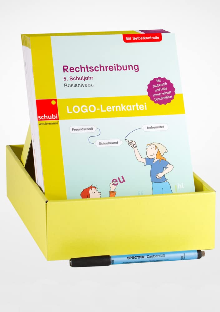 LOGO-Lernkartei: Rechtschreibung: Rechtschreib-Kompetenz / Rechtschreibung (Alles klar!, Band 20) Learning & Reference