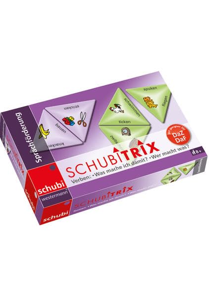SCHUBITRIX Verben: Was mache ich damit? - Wer macht was? große Karten (Schubitrix Deutsch) Study Guides