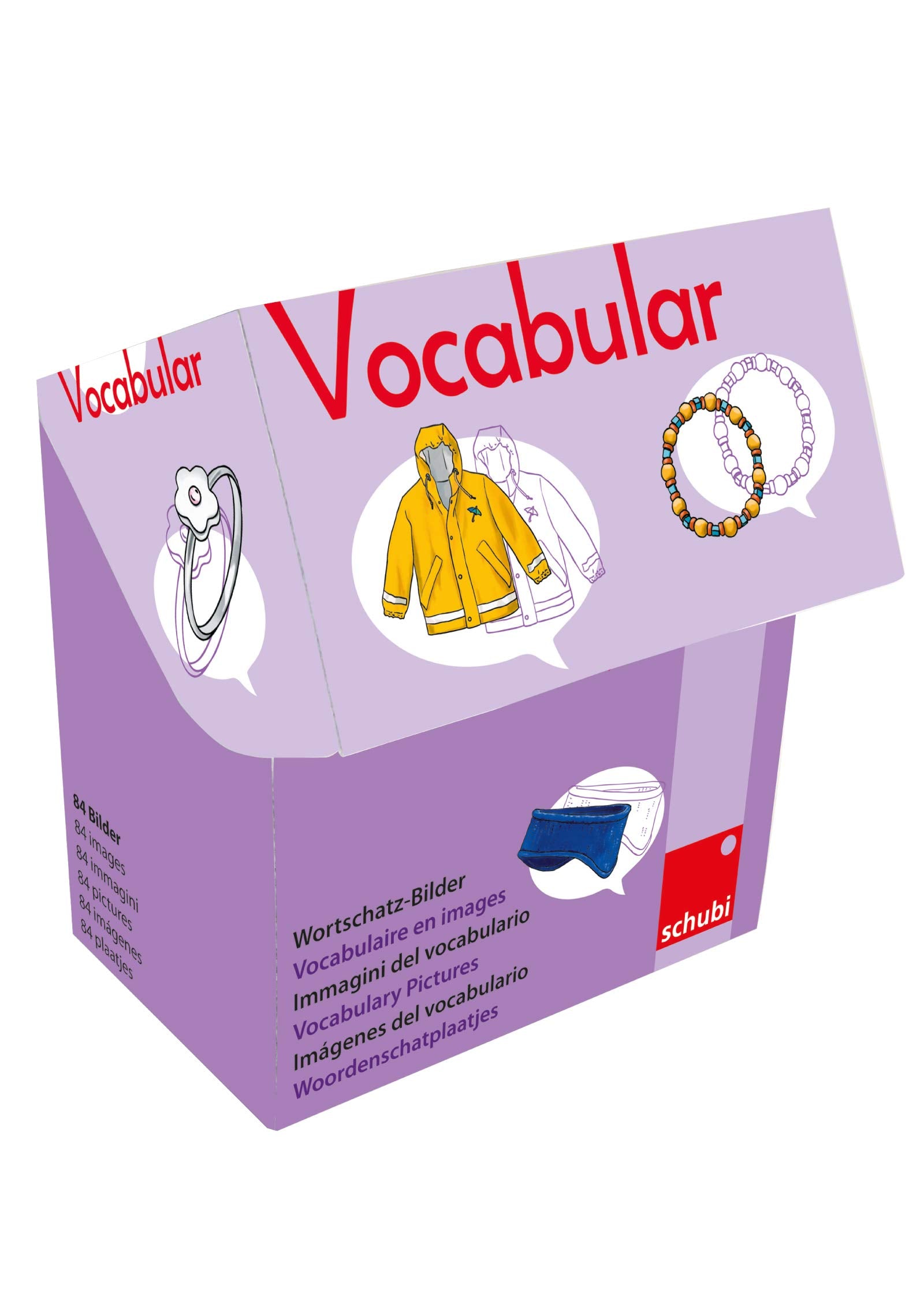 Vocabular: Wortschatzbilder Kleidung und Accessoires Study Guides