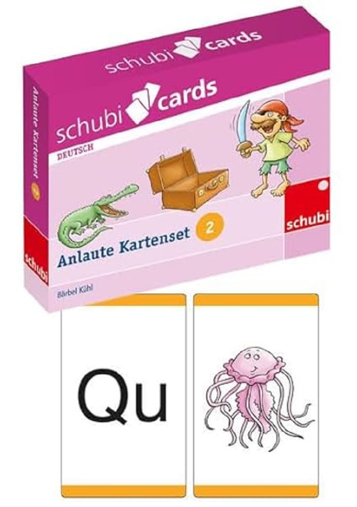 Schubicards Anlaute Kartenset 2 (Schubicards Deutsch) Study Guides