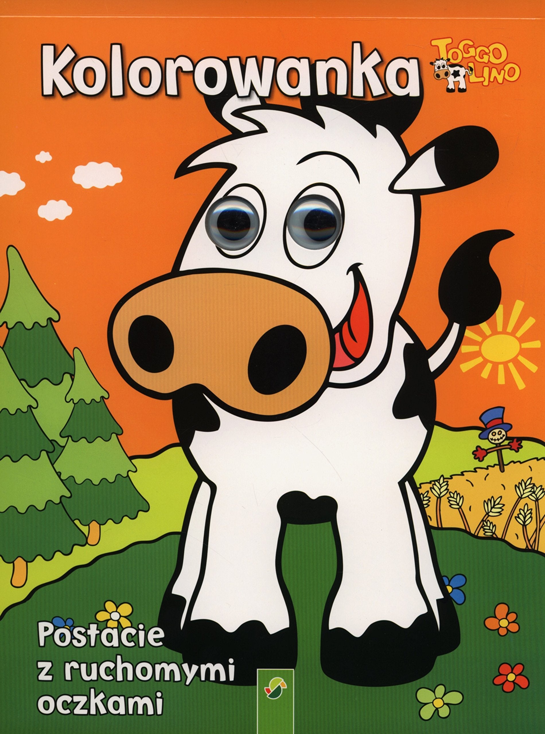 Kolorowanka Krowa: Postacie z ruchomymi oczkami Books