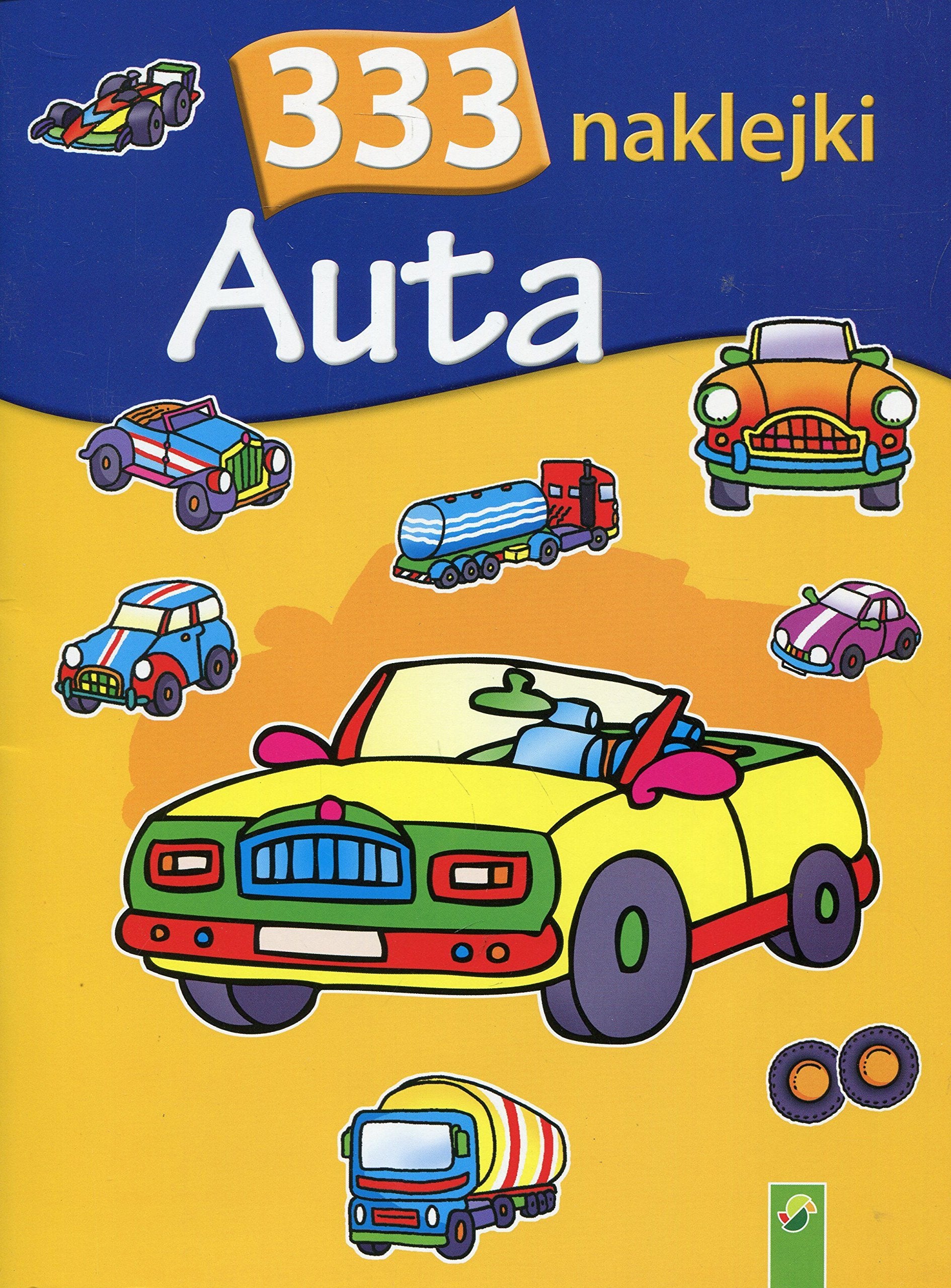 333 naklejki Auta Books