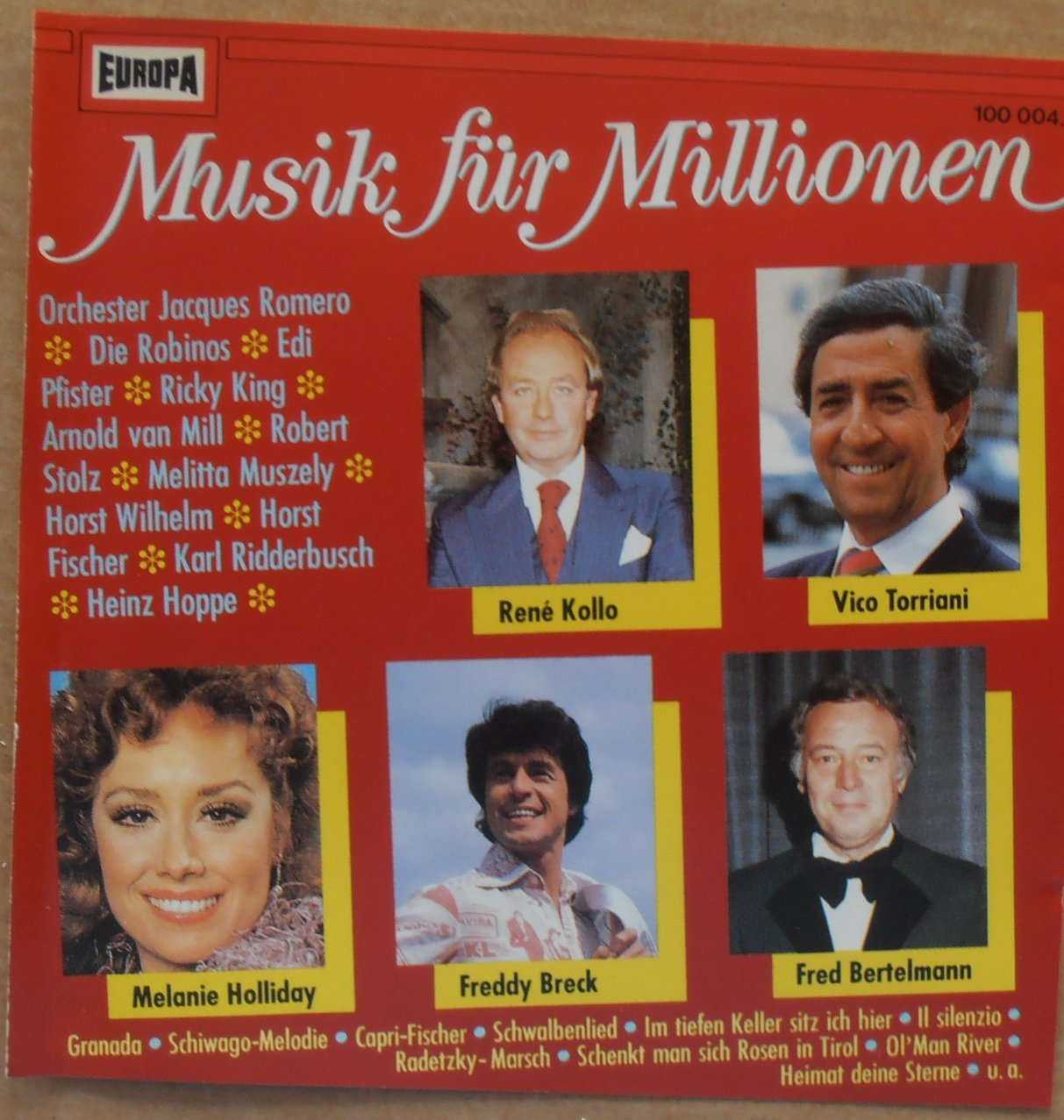 Rene Kollo, Rubinos, Freddy Breck, Orchester Jacques Romero, Bergsteiger-Chor Edi Pfister... Music