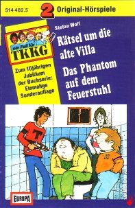 TKKG Doppelfolge Hörspiel MC 10jährigen Jubiläum Sonderfolge 5 Das Phantom auf dem Feuerstuhl + 7 Rätsel um die alte Villa Children & Young People