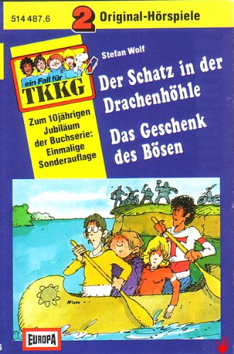 TKKG Doppelfolge Hörspiel MC 10jährigen Jubiläum Sonderfolge Folge Nr. 07 7 - 19 Der Schatz in der Drachenhöhle + 36 Das Geschenk des Bösen Children & Young People Audio Books