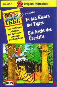TKKG Doppelfolge Hörspiel MC 10jährigen Jubiläum Sonderfolge Folge Nr. 10 - 22 In den Klauen des Tigers + 35 Die Nacht des Überfalls Children & Young People Audio Books