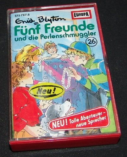 5 fünf Freunde Hörspiel MC 026 26 und die Perlenschmuggler Europa Regenbogen Cover alt Music