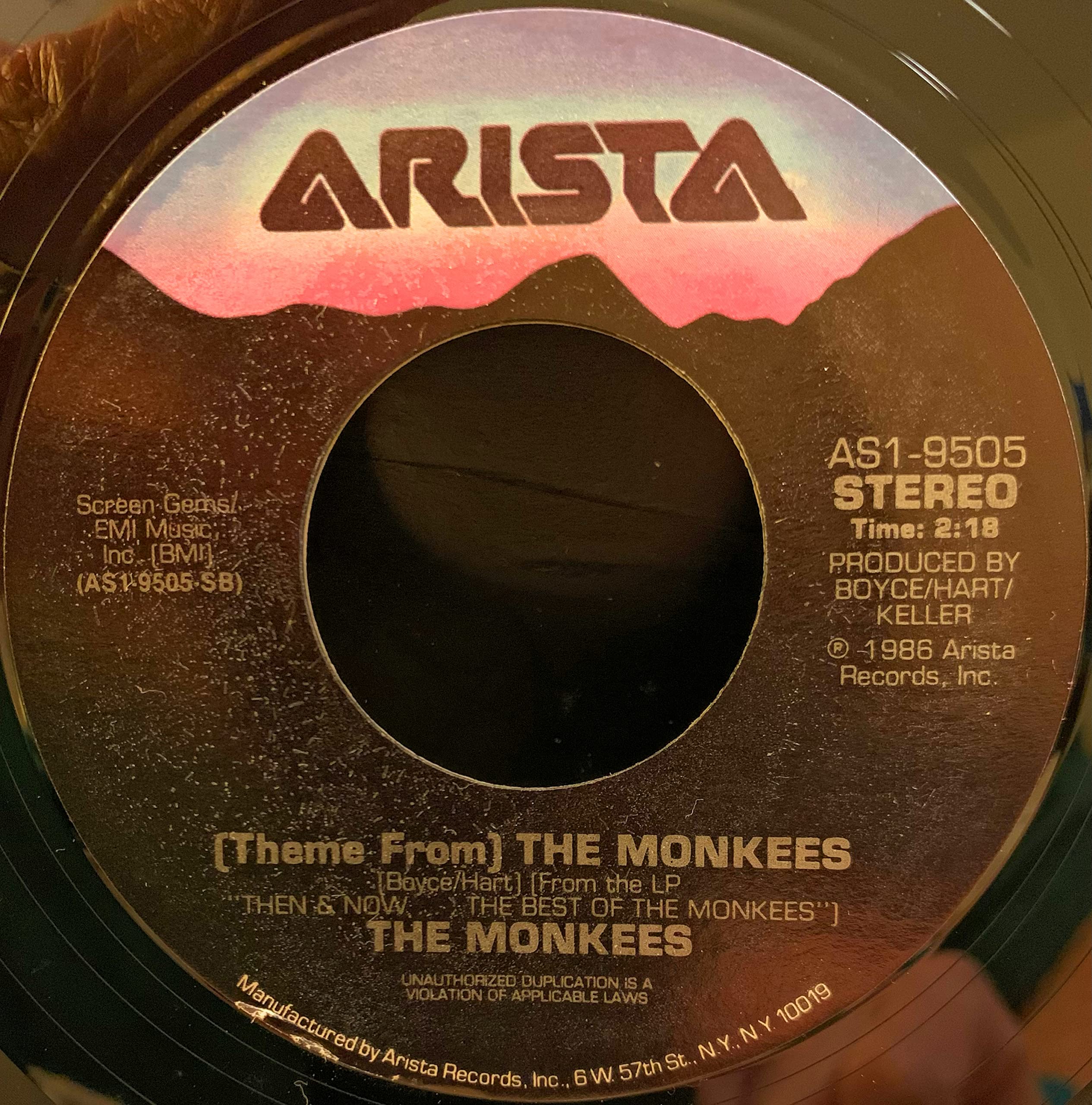 That Was Then , This Is Now / Theme From The Monkees (+ Label Info) Music