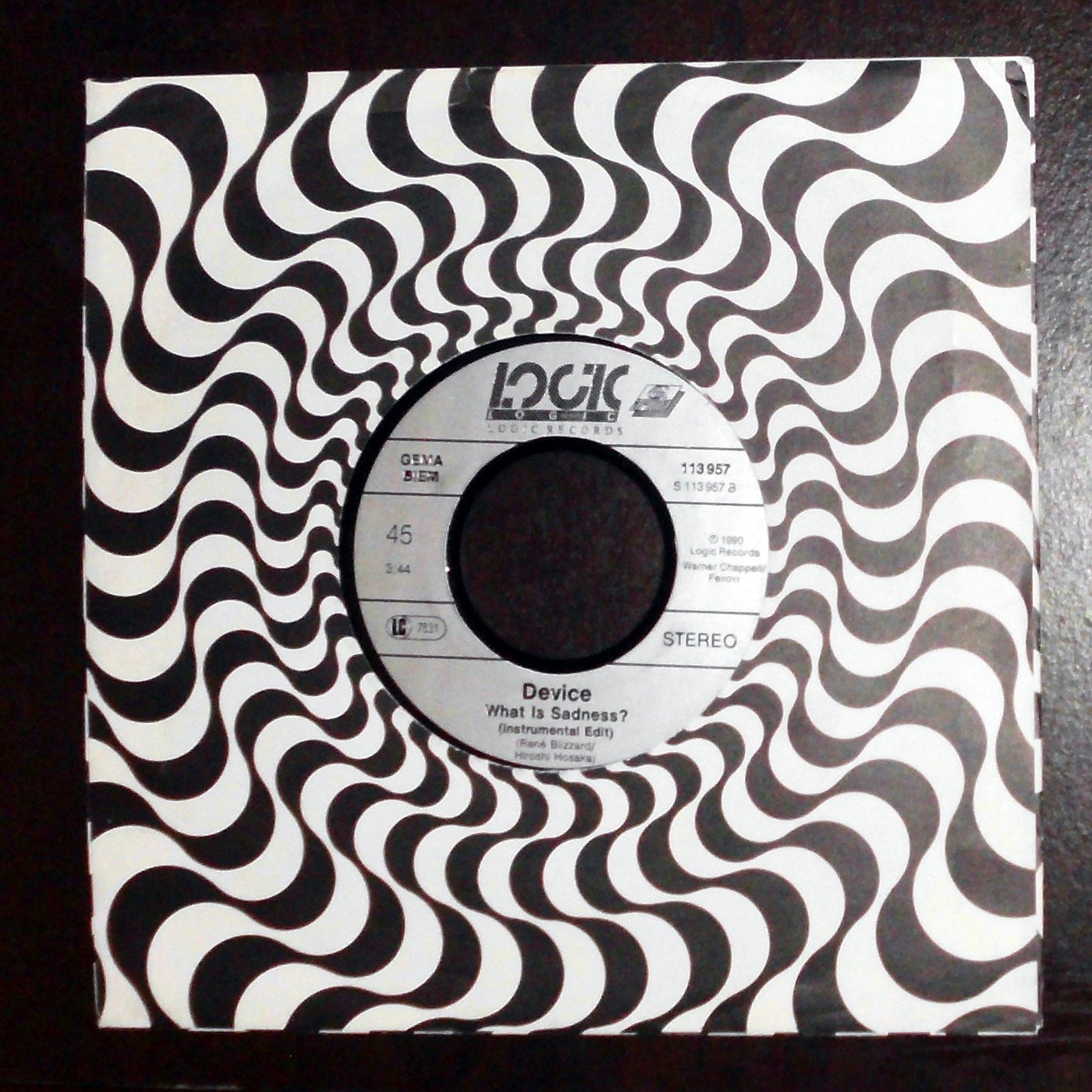 Product Image: What is sadness? (1990) / Vinyl single